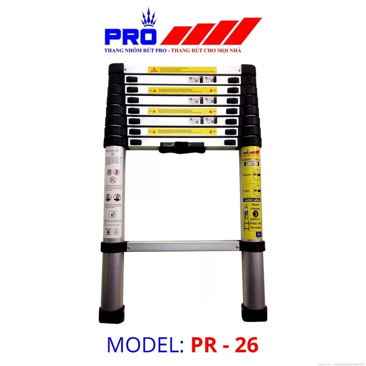 Thang nhôm rút gọn đơn Pro PR-26