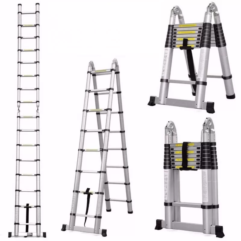 Thang nhôm rút gọn đôi Ameca AMI-380