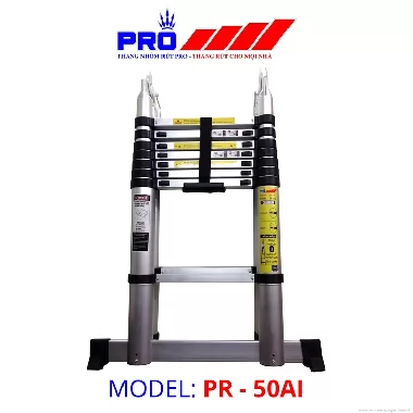 Thang nhôm rút gọn đôi Pro PR-50 AI