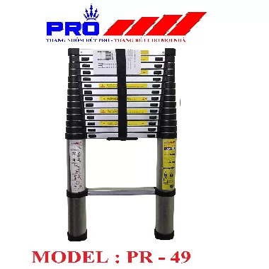 Thang nhôm rút gọn đơn Pro PR49