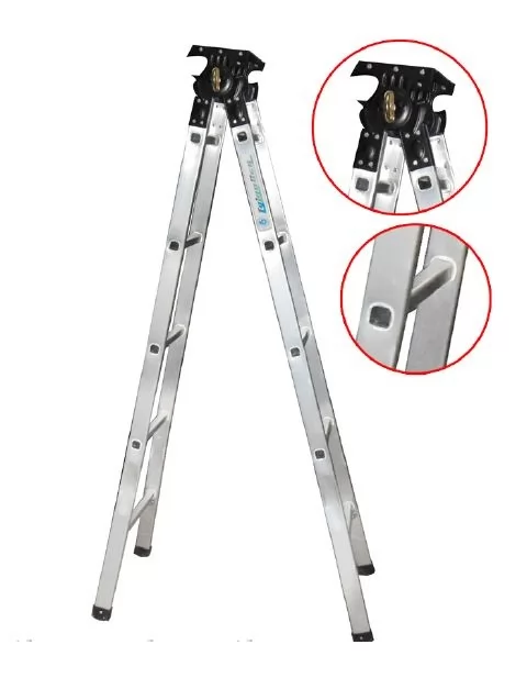 Thang nhôm chữ A 4 bậc cao 1.5M