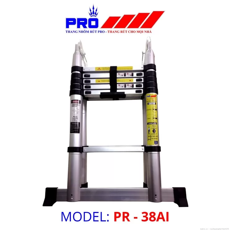 Thang nhôm rút gọn đôi Pro PR-38AI