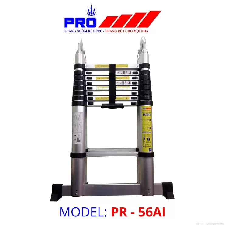 Thang nhôm rút gọn đôi Pro PR-56 AI