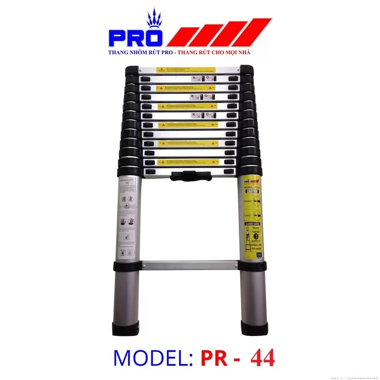 Thang nhôm rút gọn đơn Pro PR44